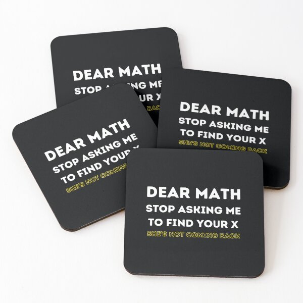 Item preview, Dear Math - Funny Math Joke designed and sold by MathVerge.