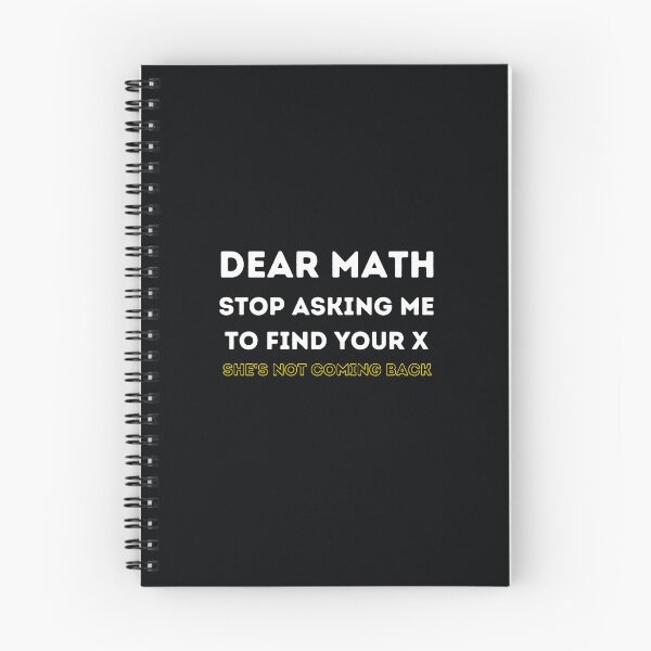 Item preview, Dear Math - Funny Math Joke designed and sold by MathVerge.