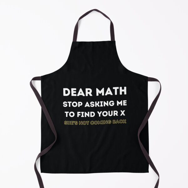 Item preview, Dear Math - Funny Math Joke designed and sold by MathVerge.