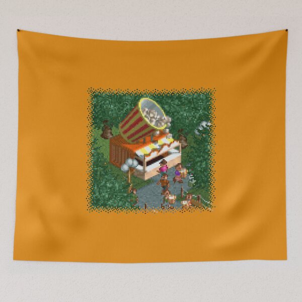 Item preview, RollerCoaster Tycoon RCT 1 - Popcorn Shop / Stall designed and sold by vortiene.