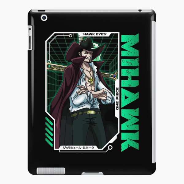 Dracule Mihawk - One Piece v.3 color version iPad Case & Skin for