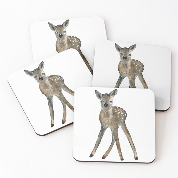 Item preview, Watercolor fawn designed and sold by One Pine Designs.