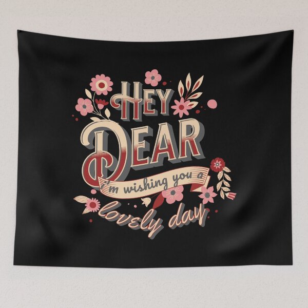 Item preview, Hay  Dear I_m wishing you a lovely day  designed and sold by namakkad8a.