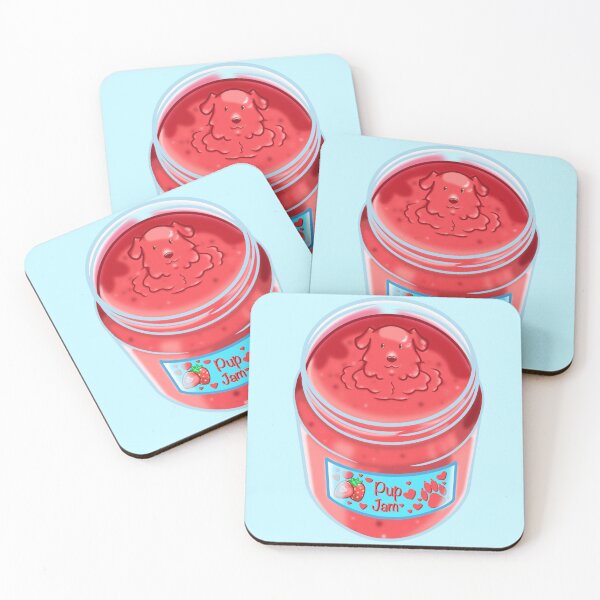 Item preview, Strawberry Pup Jam Jar designed and sold by Meo7643.