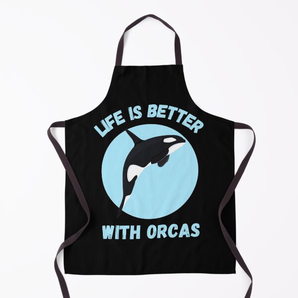 Artikelvorschau, Das Leben ist besser mit Orcas, Killerwalen, Meer, Orca, Wal, Strand, Ozean, Orca-Liebe, Orca-Liebhaber, Orcas, Killerwal, ich liebe Orcas, ich liebe Killerwale, Fisch entworfen und verkauft von CreativeBuys.