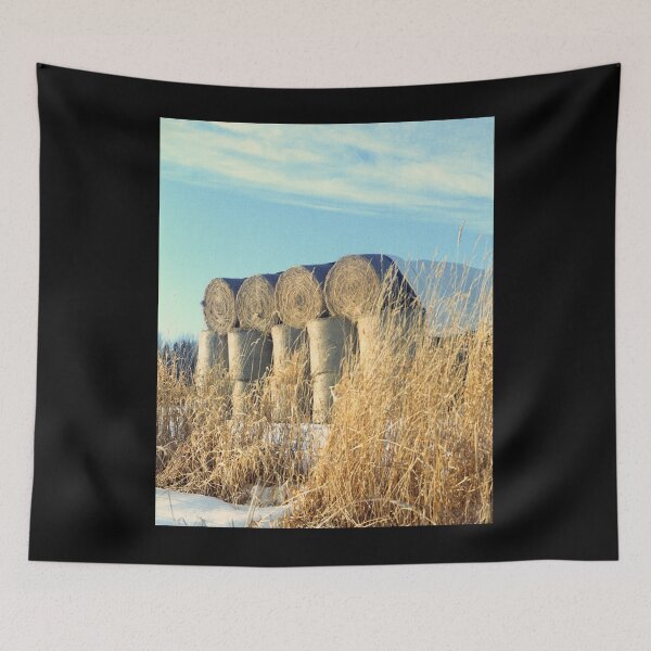 Item preview, Giant haystacks on a sunny winter day  designed and sold by namakkad8a.