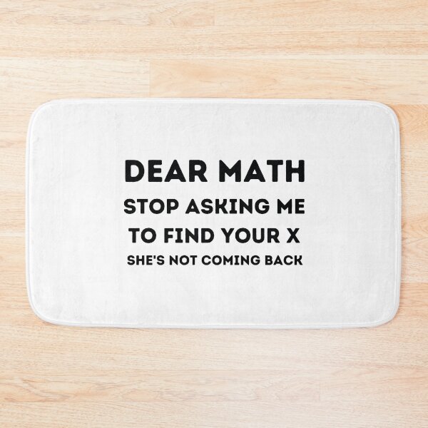 Item preview, Dear Math - Funny Math Joke designed and sold by MathVerge.