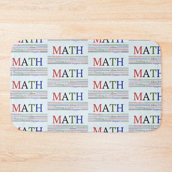 Item preview, MATH Means Mistakes Allow Thinking to Happen designed and sold by MathVerge.