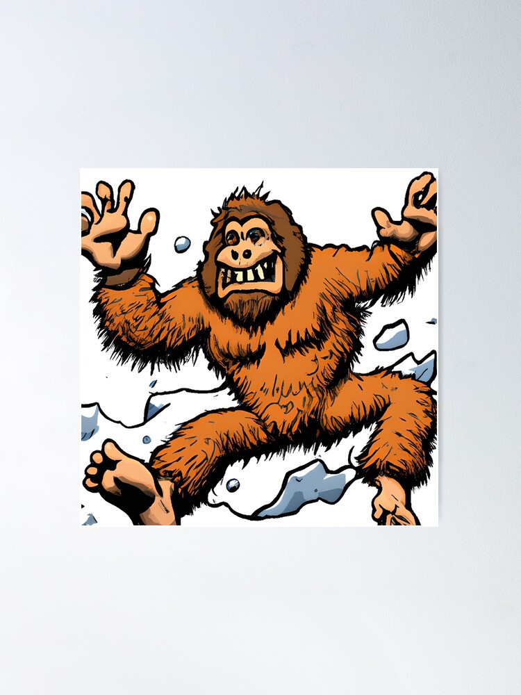 Big Foot Yeti' Sticker