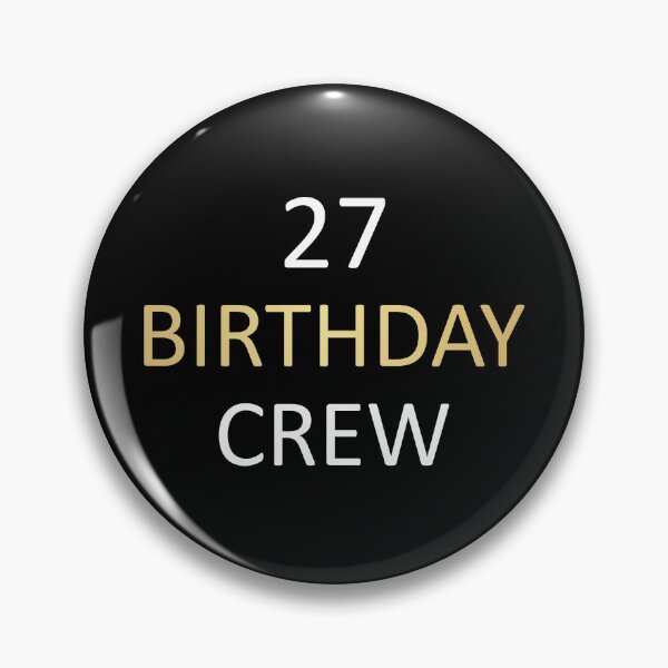 Item preview, 27th Birthday Party Crew For Family - Birthday Group designed and sold by B3N-arts.