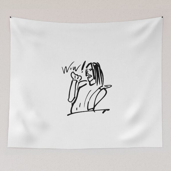 Item preview, a woman's surprised expression designed and sold by crazyhome.