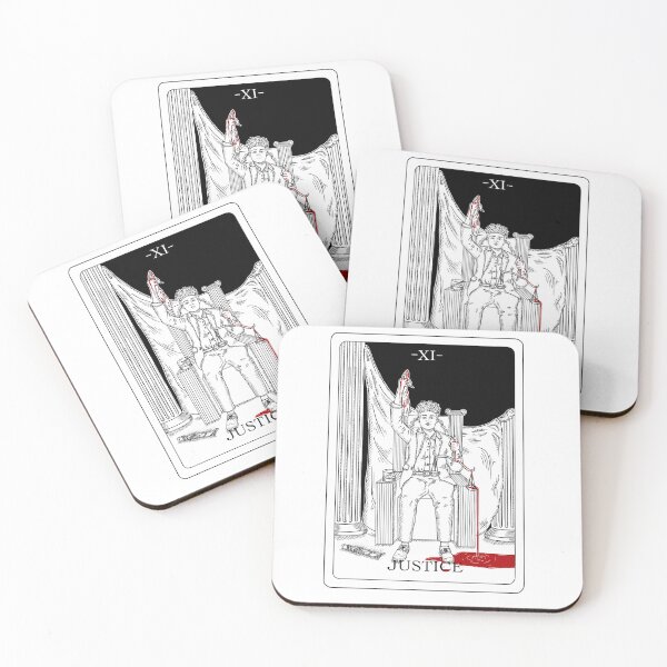 Item preview, Carta del tarot de la justicia del abogado defensor designed and sold by EvenMoreDice.