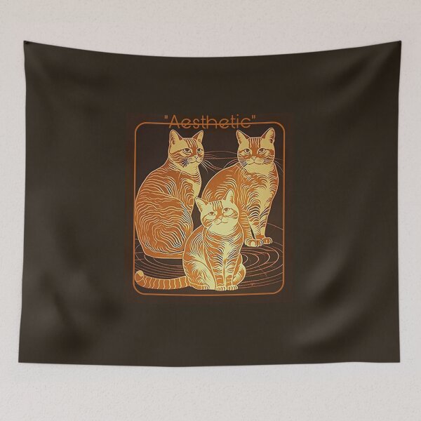 Item preview, Aesthetic #4 "Golden Tabbies"  designed and sold by Vaporboy1994.
