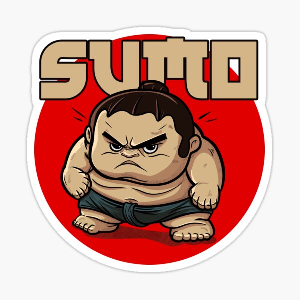 Item preview, The Fierce and Feisty Sumo Wrestler designed and sold by McGeorgeApparel.