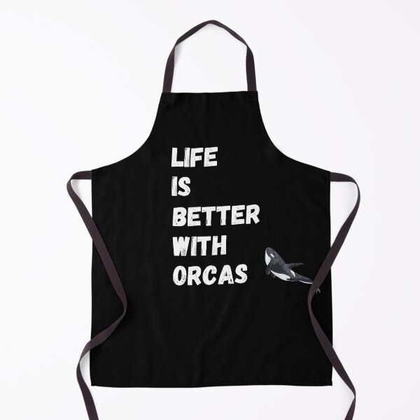 Artikelvorschau, Das Leben ist besser mit Orcas, Killerwalen, Meer, Orca, Wal, Strand, Ozean, Blauer Ozean, Orca-Liebe, Orca-Liebhaber, Orcas, Killerwal, Ich liebe Orcas, Ich liebe Killerwale, Fisch entworfen und verkauft von CreativeBuys.