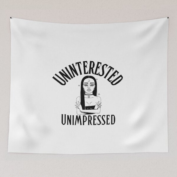 Item preview, Uninterested; Unimpressed designed and sold by LadyHustle.