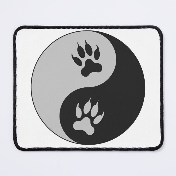 Item preview, Yin Yang with Lion Paw - Lion - Graphic - Spirituality designed and sold by TShirtsundMehr.