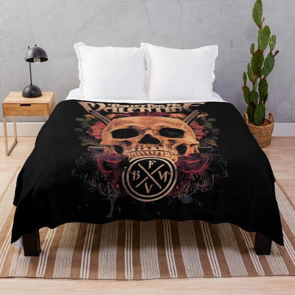 Artikelvorschau, Frauen Männer Totenkopf Rose Bfmv Metal Merch Retro Vintage entworfen und verkauft von Michrter.