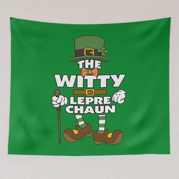 Item preview, The Witty Leprechaun St Patrick's Day Celebration Matching Outfits Group Attire designed and sold by onicon.