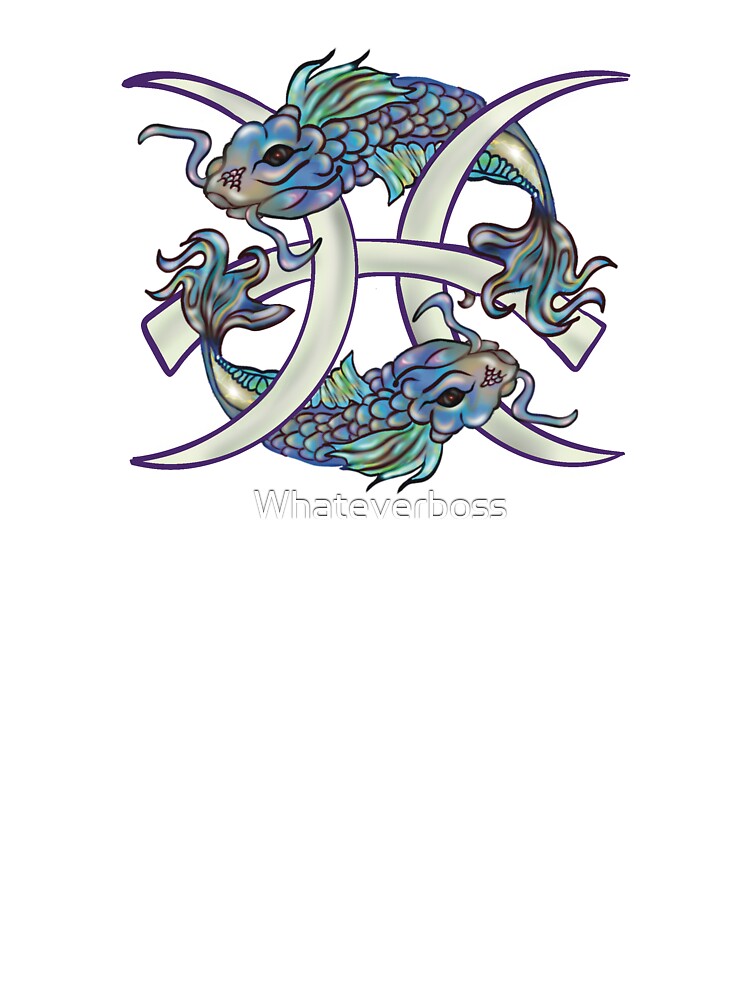 Pisces BIrthday February 19 March 20 zodiac two fish zodiac symbol birthday gift Kids T Shirt