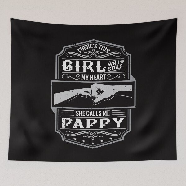Item preview, This Girl Stole My Heart She Calls Me Pappy designed and sold by Ryan Jay Cruz.