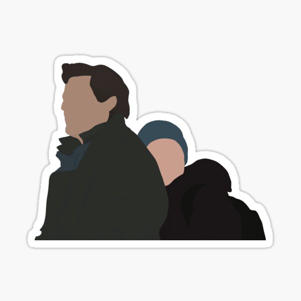 The Last of Us — Ellie & Joel Sticker for Sale by milkuvvay