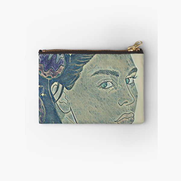 Item preview, Sacred Starry Universe In Her Cosmic Head |Wavey Blue| DEMONSIZED designed and sold by Demonsized.