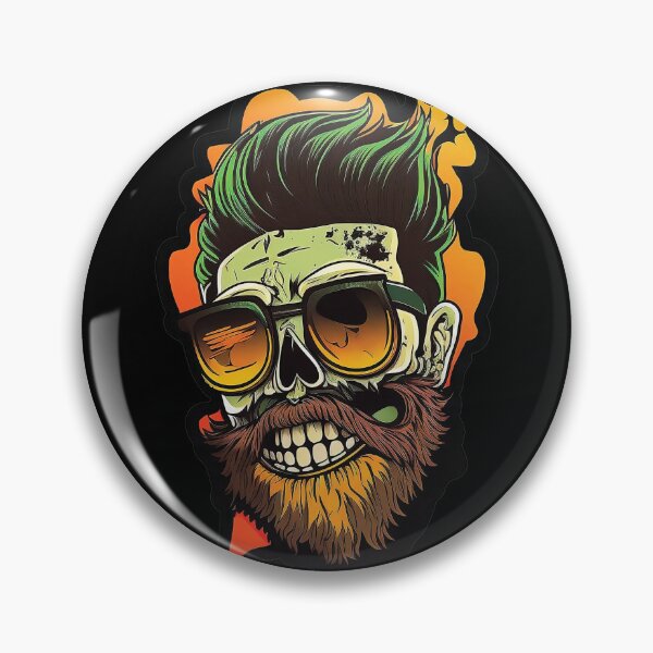 Item preview, Hipster skull   designed and sold by Rays84.
