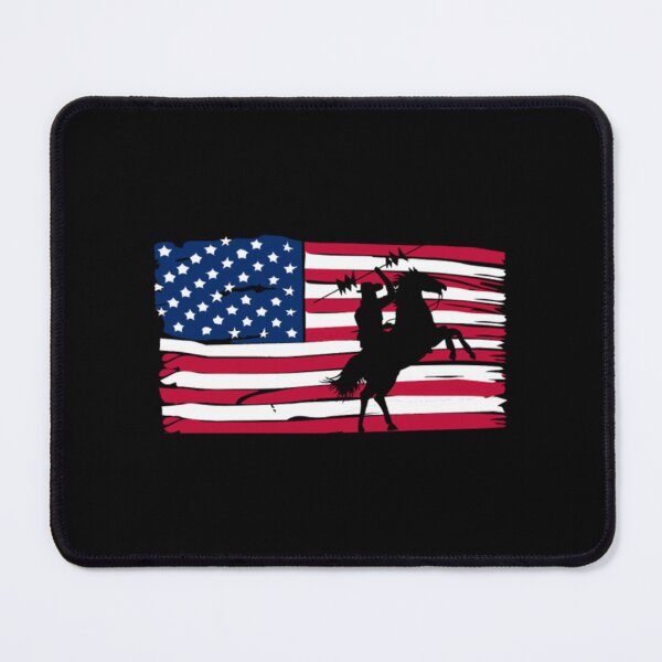 Item preview, Distressed American Flag Horse designed and sold by BucaBosiwa.