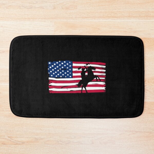 Item preview, Distressed American Flag Horse designed and sold by BucaBosiwa.