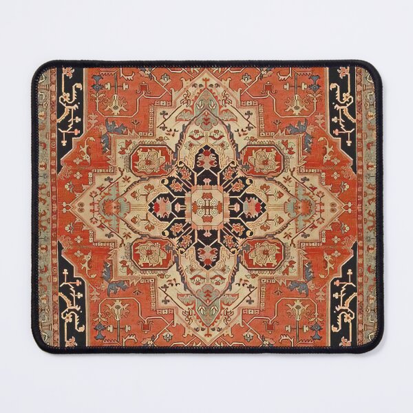 Item preview, Vintage Heriz Medallion Rug Pattern | Boho Persian Geometric Tapestry designed and sold by wildtribe.