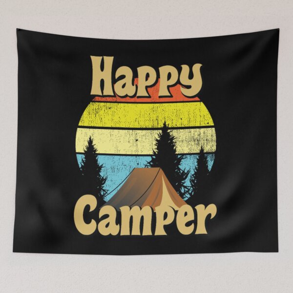 Item preview, Happy Camper Distressed designed and sold by BucaBosiwa.