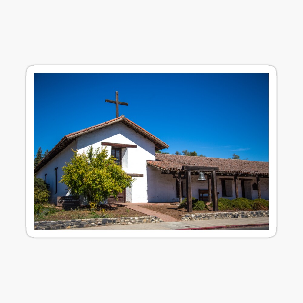 USA. California. Sonoma. Mission San Francisco Solano. Art Board Print