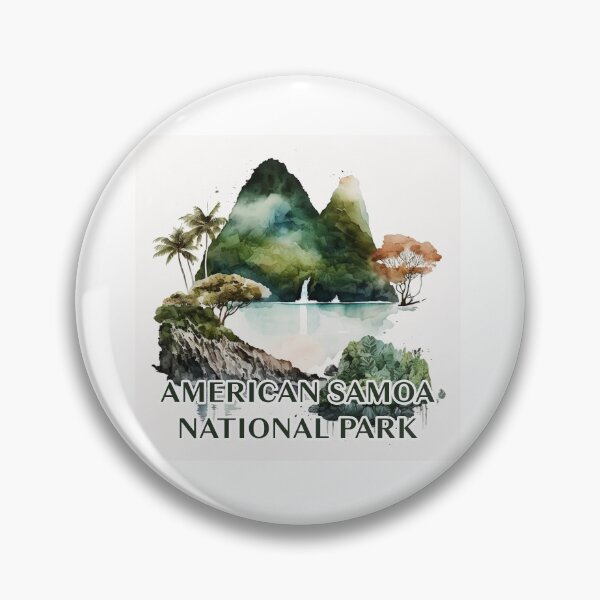 Item preview, American Samoa National Park Boho Watercolor designed and sold by PikoApparel.