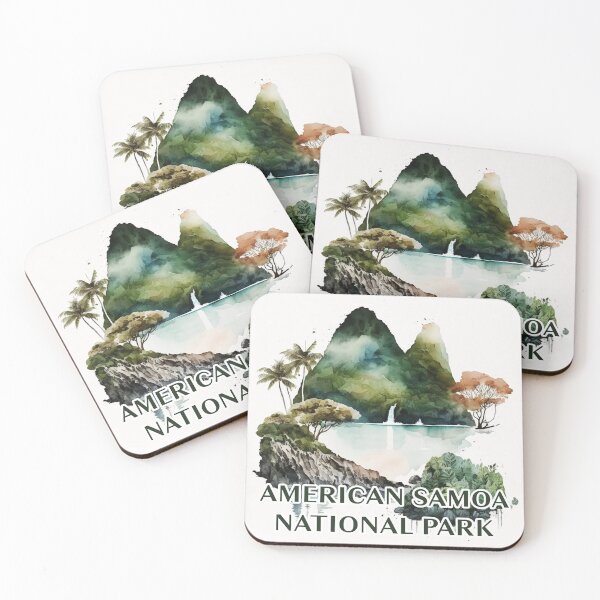 Item preview, American Samoa National Park Boho Watercolor designed and sold by PikoApparel.