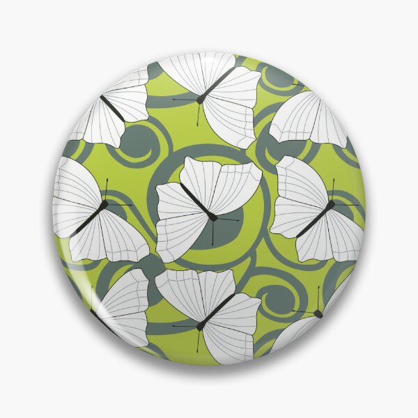 Item preview, Pretty Whimsical Green Butterfly Pattern designed and sold by MoePark.