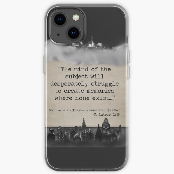 Bioshock Infinite R. Lutece Quote iPhone Soft Case
