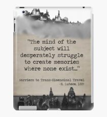 Bioshock Infinite R. Lutece Quote iPad Case/Skin