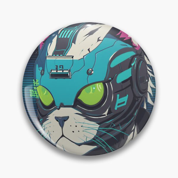 Item preview, Cyberpunk cat - Street Bandit | "Cybercat Chronicles" collection designed and sold by RESToRAPTOR.