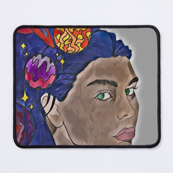 Item preview, Sacred Starry Universe In Her Cosmic Head |Earth tunes| DEMONSIZED designed and sold by Demonsized.