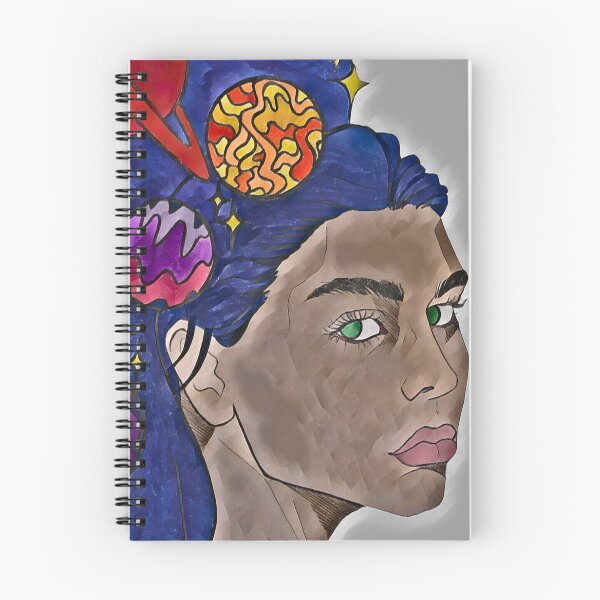 Item preview, Sacred Starry Universe In Her Cosmic Head |Earth tunes| DEMONSIZED designed and sold by Demonsized.