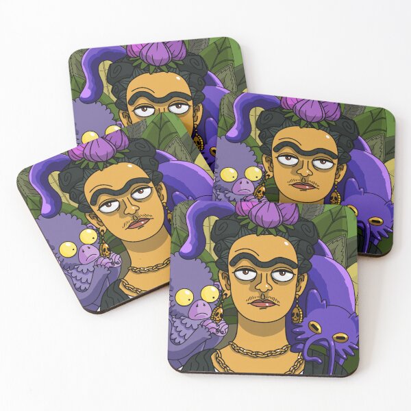 Item preview, Fricka - Frida Kahlo and Rick & Morty tribute designed and sold by Piezaroth.
