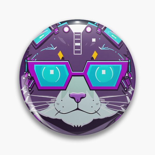 Item preview, Cyberpunk cat - Corporate | "Cybercat Chronicles" collection designed and sold by RESToRAPTOR.