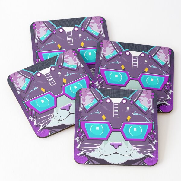 Item preview, Cyberpunk cat - Corporate | "Cybercat Chronicles" collection designed and sold by RESToRAPTOR.