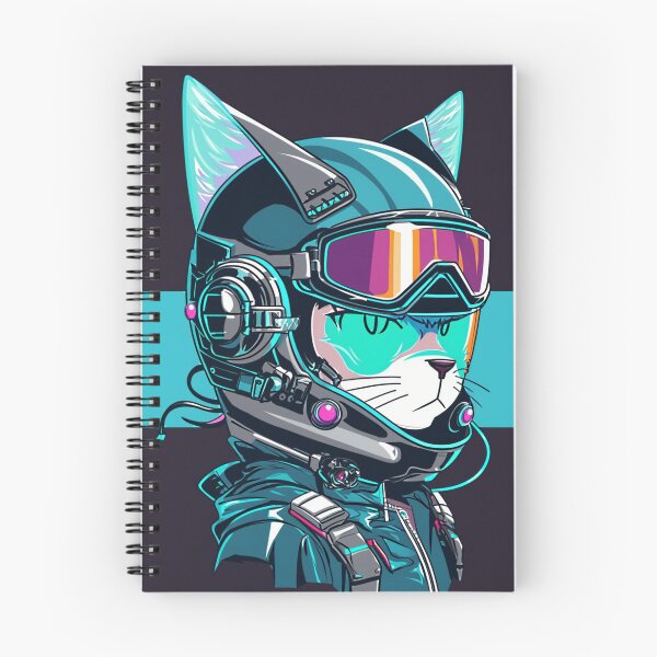 Item preview, Cyberpunk cat - Pilot | "Cybercat Chronicles" collection designed and sold by RESToRAPTOR.