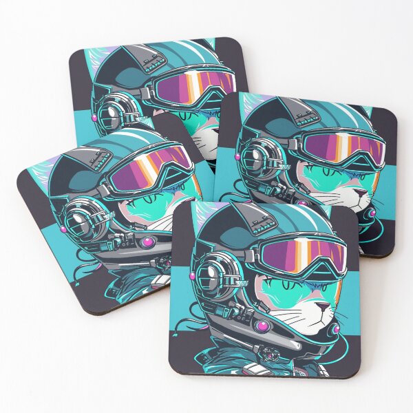 Item preview, Cyberpunk cat - Pilot | "Cybercat Chronicles" collection designed and sold by RESToRAPTOR.