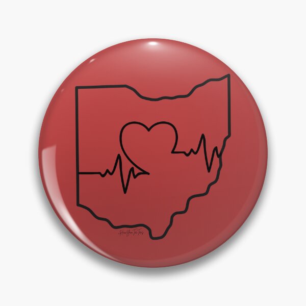 Artikelvorschau, Herzschlag - Ohio entworfen und verkauft von HooYooTeeTees.