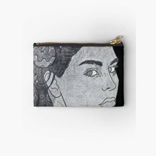 Item preview, Sacred Starry Universe In Her Cosmic Head |Pencil Drawing| DEMONSIZED designed and sold by Demonsized.