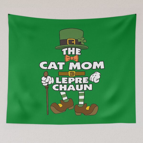 Item preview, The Cat Mom Leprechaun St Patrick's Day Celebration Matching Outfits Group Attire designed and sold by onicon.