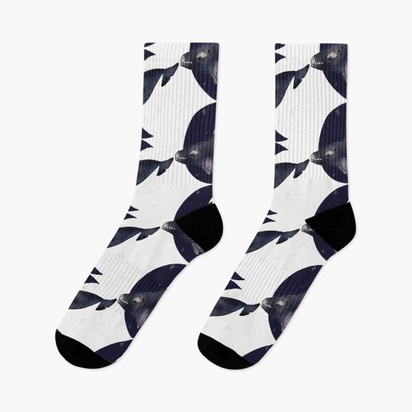 Item preview, Right Whale Crescent - Navy designed and sold by bellamousse design co.